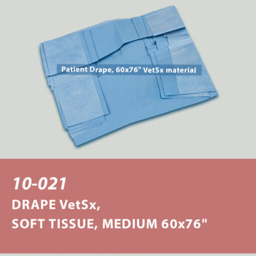 10-021 Drape VetSx, Soft Tissue, Medium 60x76"