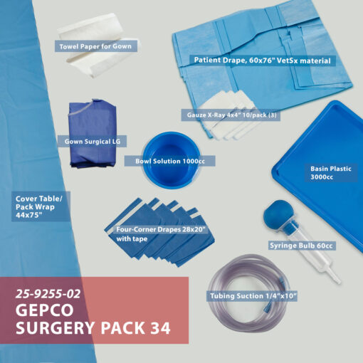 25-9255-02 GEPCO Surgery Pack 34