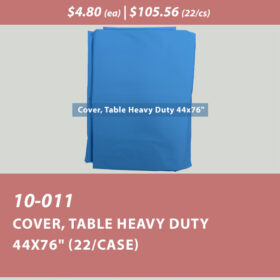 Sterile table drape, reinforced table cover, impervious table cover, back table drapes