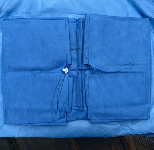 10-112 Drape, Bilateral Elbow w/ Pouch Canine 76x104" - Image 4