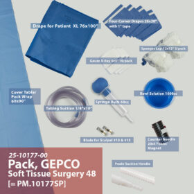 25-10177-00 GEPCO Soft Tissue Surgery Pack 48