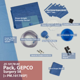 25-10178-00 GEPCO Ortho Surgery Pack 58