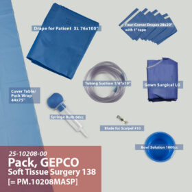 25-10208-00 GEPCO Soft Tissue Surgery Pack 138